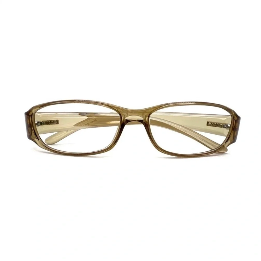 Gucci Eyeglasses Frames Prescription-Ready GG 2499 Optyl Full Rim Rectangle EUC